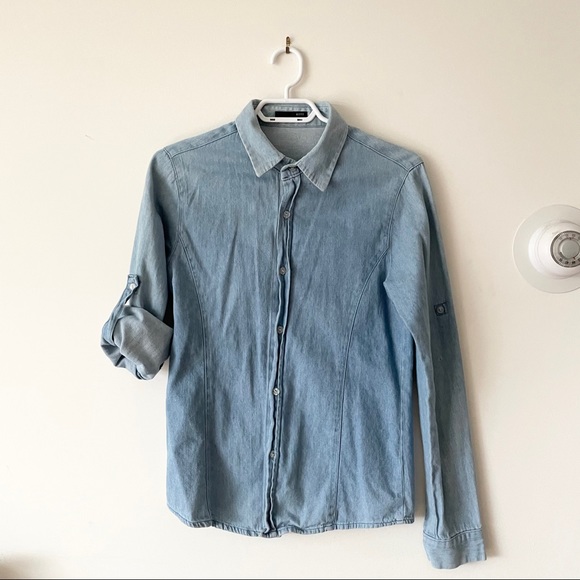 💙 Vintage Denim Long Sleeve Top - Picture 9 of 12